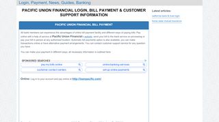 
                            5. Pacific Union Financial Login, Bill Payment & Customer ... - Pacific Union Financial Mortgage Payment Portal