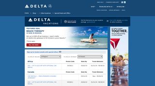
                            4. Packaged Vacation Deals | Delta Vacations