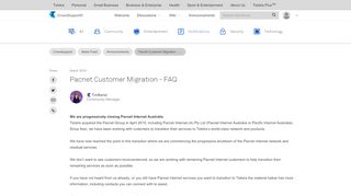 
                            3. Pacnet Customer Migration - FAQ - Telstra Crowdsupport - Pacnet Australia Webmail Portal