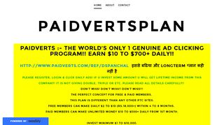 
                            5. Paidvertsplan - Home - Www Paidverts Com Portal