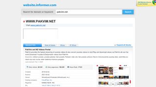 
                            4. pakvim.net at WI. PakVim.net HD Vdieos Portal - Website Informer - Pakvim Net Hd Vdieos Portal