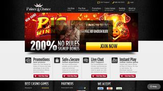 Palace of Chance Online Casino