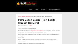 
Palm Beach Letter - Is It Legit? [Honest Reviews]  
