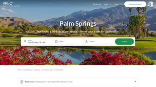 
Palm Springs, CA Vacation Rentals: house rentals & more - Vrbo  
