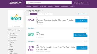 Pampers Coupons and Rewards Codes January 2020 - Pampers Club Portal