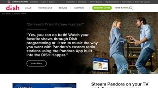 
                            9. Pandora App on DISH - Stream Pandora on your TV | DISH - Pandora Tv Portal