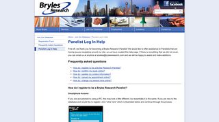 
                            2. Panelist Log In Help | Bryles Research - Bryles Research Panelist Portal
