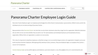 
                            3. Panorama Charter Employee Login Guide - Panorama Charter - Panorama Spectrum Employee Login