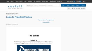 
Paperless Pipeline | South Florida Real Estate :: Castelli Real ...
