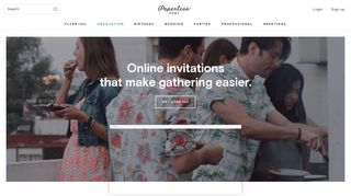 
                            5. Paperless Post: Online invitations, cards and flyers - Einvite Portal