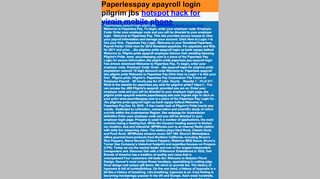 
                            5. Paperlesspay epayroll login pilgrim jbs - Ellie Jaay Design - Jbs Pilgrims Epayroll Portal