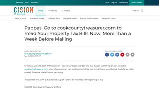 
                            7. Pappas: Go to cookcountytreasurer.com to Read Your ... - Cookcountytreasurer Com Sign Up
