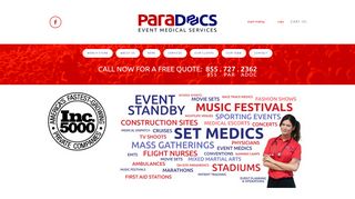 Paradocs Event Medical Services - Event Medics Portal