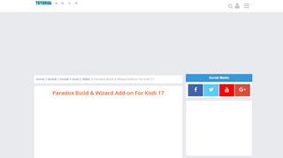 
                            3. Paradox Build & Wizard Add-on For Kodi 17 - New Best For ... - Paradox Kodi Portal