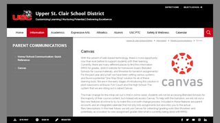 
                            8. Parent Communications / Canvas - Upper St. Clair School District - Uscsd Parent Portal