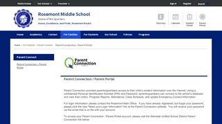 
                            4. Parent Connect - Glendale Unified School District - Glendale High School Parent Portal