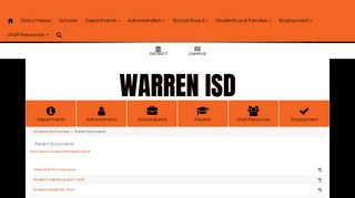 
                            3. Parent Documents - Warren ISD - Parent Portal Warren Isd