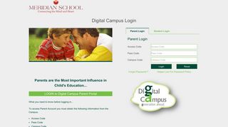
                            3. Parent Login - Digital Campus - Meridian School Parent Portal