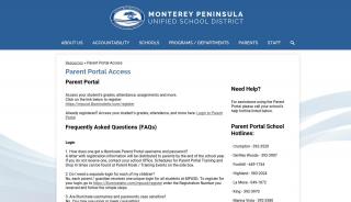 
                            2. Parent Portal Access – Resources – Monterey Peninsula Unified ... - Student Portal Los Arboles