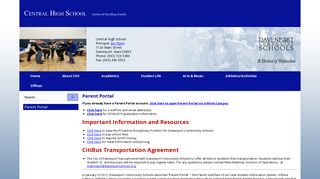 
                            2. Parent Portal | Central High School - Davenport Schools - Campus Portal Davenport