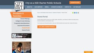 
                            1. Parent Portal | City on a Hill Charter Public SchoolsCity on a Hill ... - Community Portal Coah