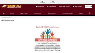 
                            2. Parent Portal - Fairfield ISD - Parent Portal Fisd