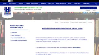 
                            3. Parent Portal for Infinite Campus / Overview - Hewlett-Woodmere - Naugy Net Parent Portal