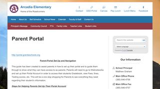 
                            3. Parent Portal - Granite School District - Granite Gradebook Portal Student Portal