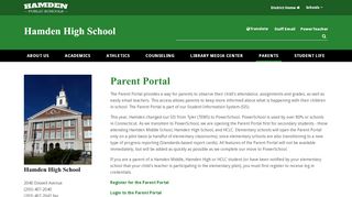 Parent Portal - Hamden Public Schools