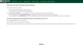 
                            3. Parent Portal: Home - Kirklees Council - Honley High School Parent Portal