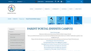 
                            1. Parent Portal (Infinite Campus) - Berryessa Union School District - Sierramont Middle School Infinite Campus Portal