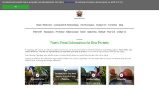 
                            2. Parent Portal Information for New Parents | Cheadle Hulme School - Cheadle Hulme School Student Portal