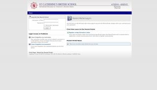 
                            1. Parent Portal | Login - St Catherines School Portal