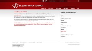 
                            1. Parent Portal - Oakview South Elementary - St. Johns Public Schools - St John's Parent Portal