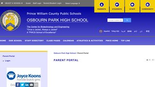 
                            4. Parent Portal - Osbourn Park High School - Ophs Parent Portal