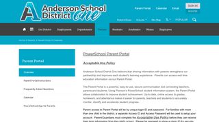 
                            1. Parent Portal / Overview - Anderson School District One - Wren High School Parent Portal