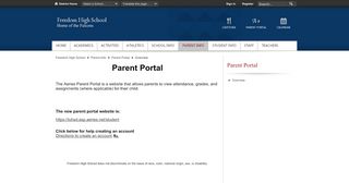 
                            1. Parent Portal / Overview - Liberty Union High School District - Freedom High School Parent Portal