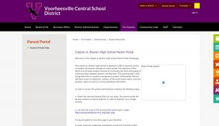
                            3. Parent Portal / Parent Portal Info - Voorheesville Central School District - Mp Edu Portal