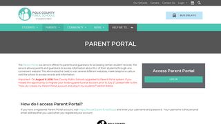 Parent Portal  Polk County Public Schools