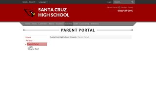 
                            4. Parent Portal - Santa Cruz High School - Infinite Campus Santa Cruz Portal