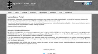 
                            6. Parent Portal - Sparta R-III School District - Lumen Login Cassville