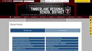
                            3. Parent Portal – Timberlane Regional School District - Trhs Parent Portal