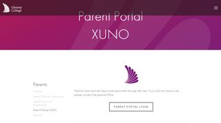 
                            4. Parent Portal XUNO — Glenroy College - Xuno Student Portal