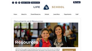 
Parent Resources and Documents - Life School
