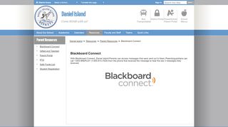 
                            5. Parent Resources / Blackboard Connect - Berkeley County School ... - Daniel Island School Parent Portal