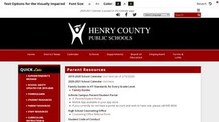 
                            5. Parent Resources - Henry County Public Schools - Point Portal Henry County