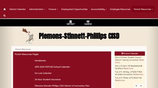 
                            8. Parent Resources - Plemons-Stinnett-Phillips CISD - Ssa Parent Portal