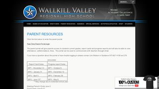 
                            1. Parent Resources - Wallkill Valley Regional High School - Wvrhs Parent Portal