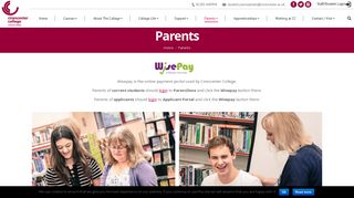 
                            8. Parent Zone Login - Parents | Cirencester College - Cirencester College Portal