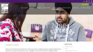 
                            5. Parent Zone — Solihull Sixth Form College - Solihull Sixth Form Tyber Portal